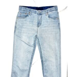 Levi’s 502 Men’s Regular Taper Jeans 29x31 Light Blue Denim Excellent